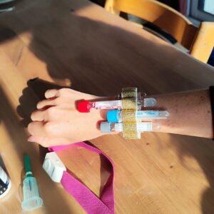 bracelet porte tubes prélèvement IDEaL