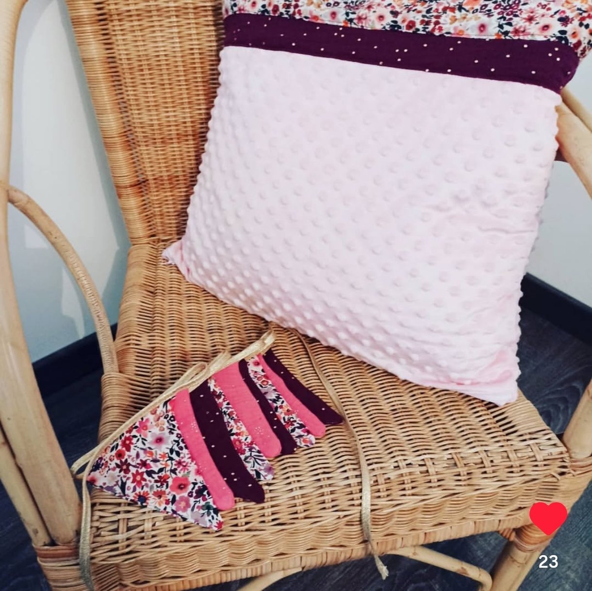 Guirlande de fanions, déco chambre, baptême, anniversaire...