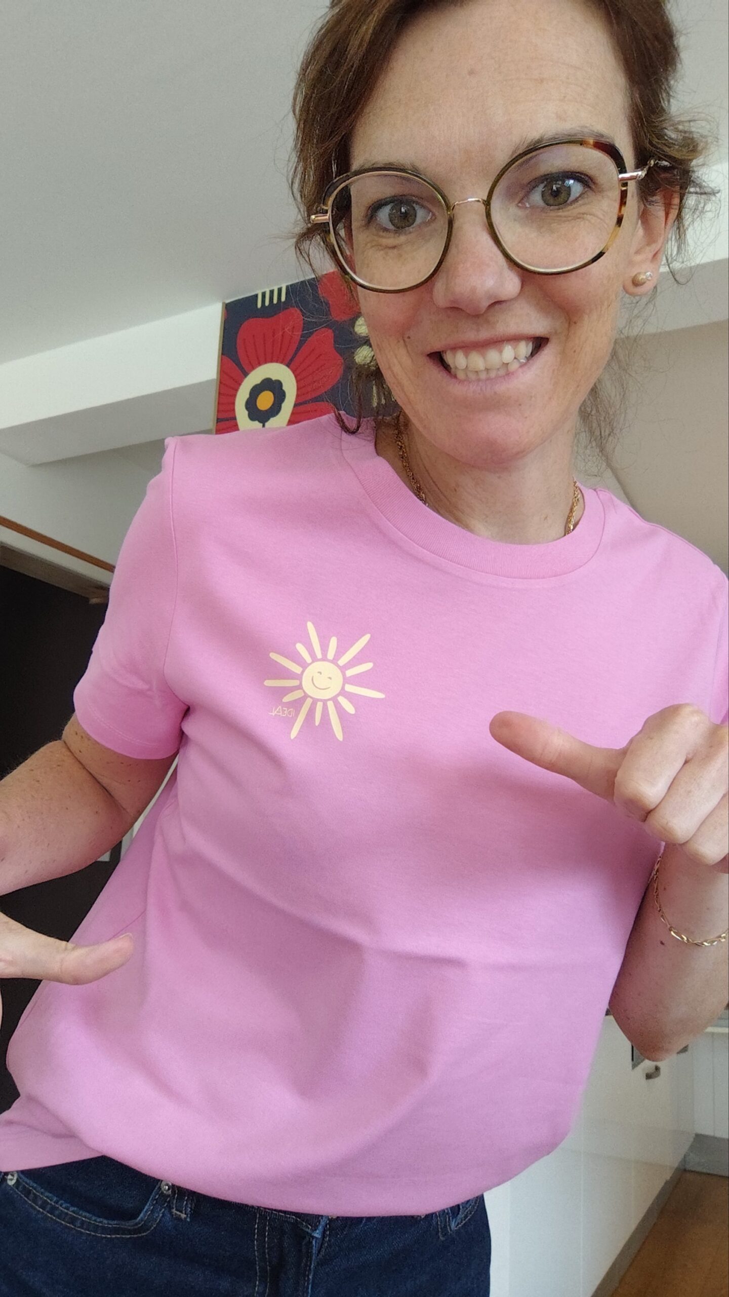 Tee shirt rose IDEAL "infirmière en tournée"
