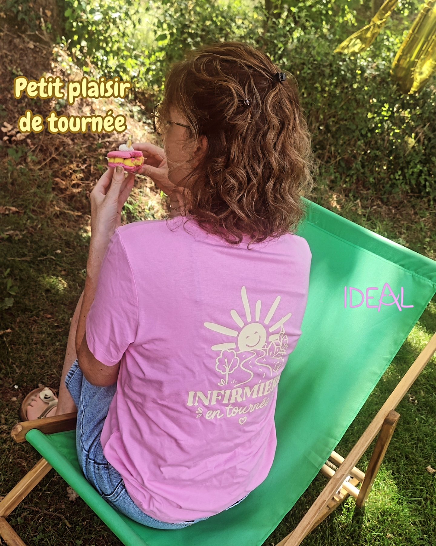 Tee shirt rose IDEAL "infirmière en tournée" – Image 3